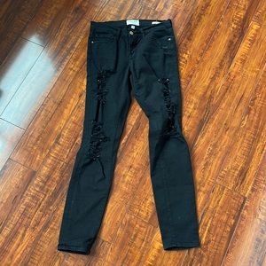 Frame Denim Women's Black Skinny Jeans